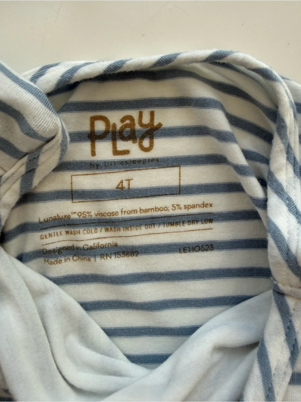 Little Sleepies Play Floral Striped Dress Size 4T